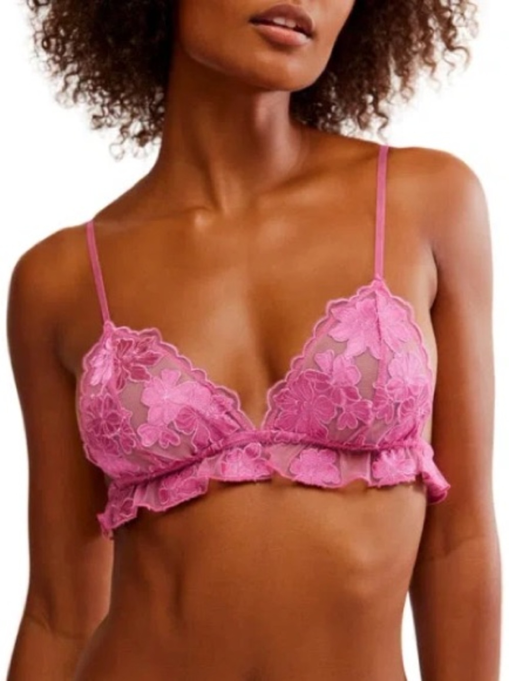 Free People Hotel Chantelle Triangle Bralette
